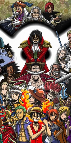 Epic One Piece Character Compilation Wallpaper