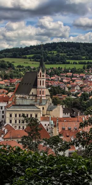 Phone wallpaper: Czechia, Architecture, Building, Cities, Trees, Czech Republic free download