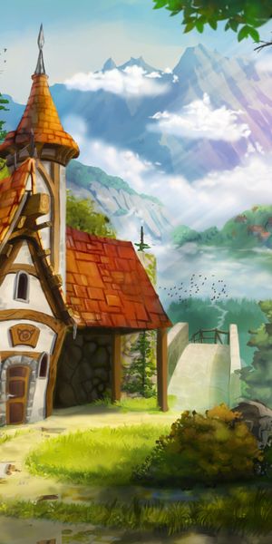 Charming Fairy Tale Lodge in Lush Landscape