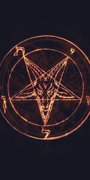 Phone wallpaper: Dark, Symbol, Pentagram, Occult free download