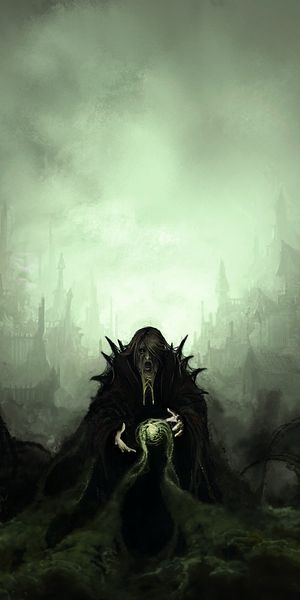 Phone wallpaper: Sorcerer, Dark free download
