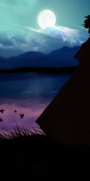 Minato Namikaze Silhouette - Naruto Anime Wallpaper