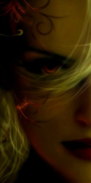 Dark Vampire Portrait - Enigmatic and Captivating