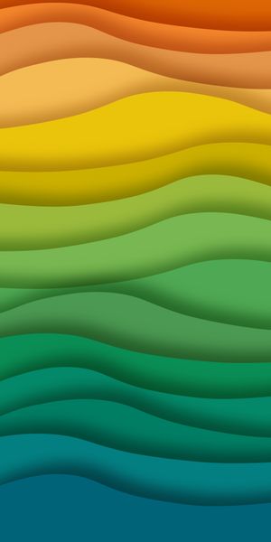 Vibrant Wavy Multicolored Lines iPhone Wallpaper in 4K Resolution