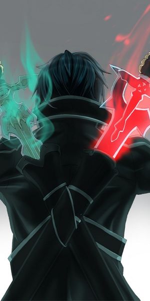 Kirito from Sword Art Online: Dual Sword Warrior Wallpaper
