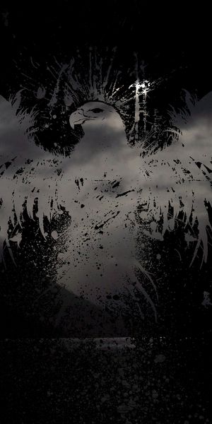 Artistic Dark Eagle Wallpaper