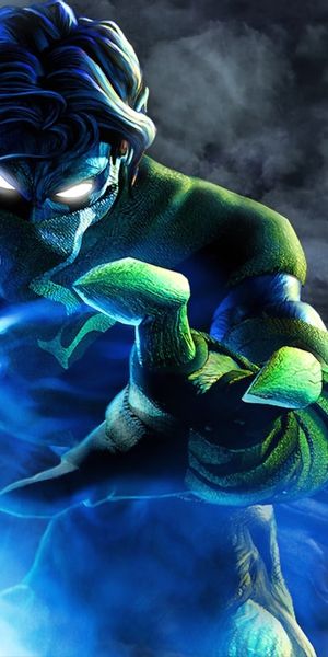Dota 2 Hero in Electric Blue - Perfect Mobile Wallpaper