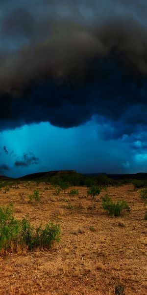 Breathtaking Storm Clouds Over a Dramatic Landscape