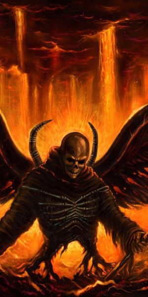 Phone wallpaper: Occult, Angel, Dark free download