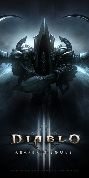 Epic Diablo III Reaper of Souls Phone Wallpaper for Gamers
