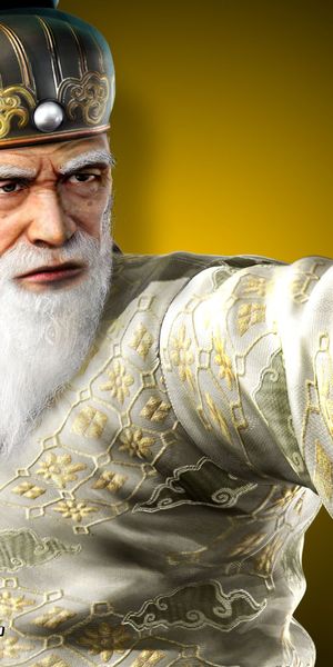 Epic Tekken wallpaper showcasing a character in vibrant yellow hues