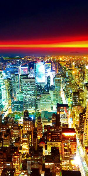 Phone wallpaper: Sunset, City, Horizon, Hong Kong, Photography free download