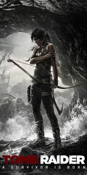 Tomb Raider: A Survivor is Born - Dark Adventure Phone Wallpaper