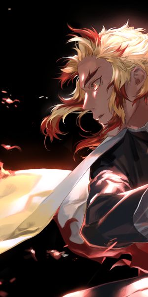 Kyojuro Rengoku Wallpaper from Demon Slayer: Kimetsu no Yaiba