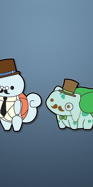 Charming Pokémon Characters in Top Hats and Monocles