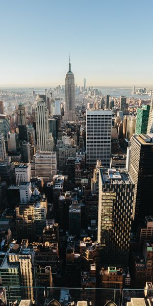 Breathtaking View of New York City with the Iconic Empire State Building