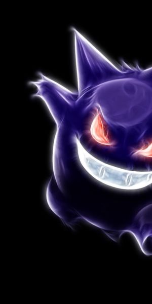 Gengar Pokémon - Glowing Eyes and Ghostly Charm