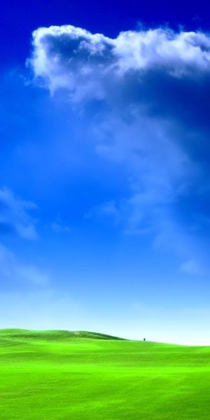 Breathtaking Landscape with Blue Sky and Clouds
