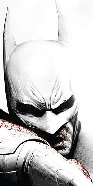 Beautiful Batman Wallpaper for Mobile - Dark Knight in White