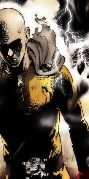 Epic Lord Boros and Saitama Scene from One Punch Man