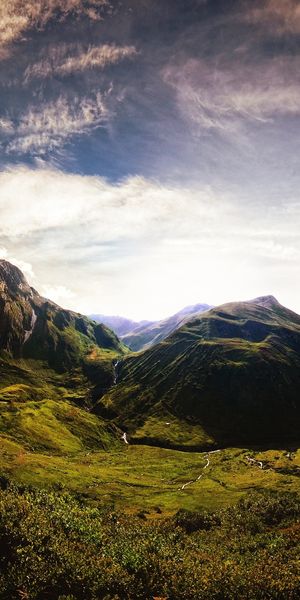 Phone wallpaper: Mountains, Road, Mountain, Earth, Cloud, Landscape free download