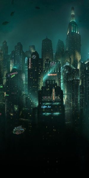 Bioshock Night Cityscape Wallpaper: A Dive into a Dystopian World