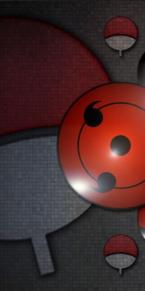Vibrant Mangekyō Sharingan Wallpaper for Naruto Enthusiasts