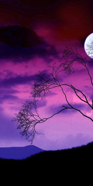 Phone wallpaper: Night, Landscape free download
