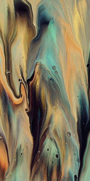 Vibrant Fluid Art Wallpaper: Free Multicolored Abstract Design for Phones