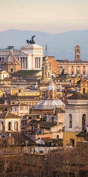 Breathtaking HD phone wallpaper of Rome's iconic cityscape and architecture