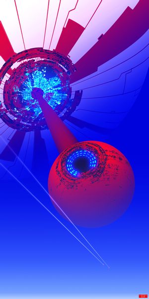 Explore the Cosmic Ball Apparatus: A Sci-Fi HD iPhone Wallpaper