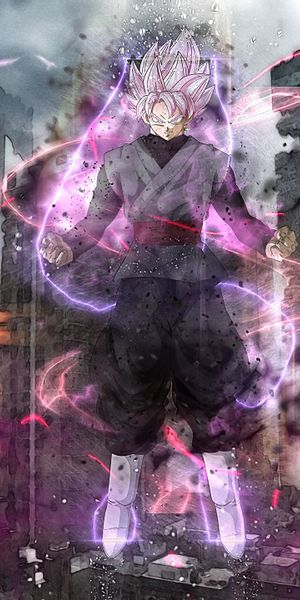 Cool Black Goku from Dragon Ball Super - Perfect Mobile Wallpaper