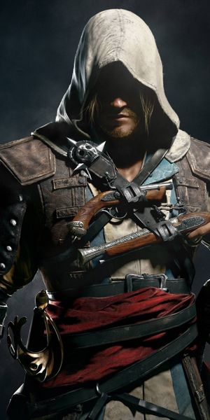 Assassin's Creed Black Phone Wallpaper: A Dark and Captivating Design