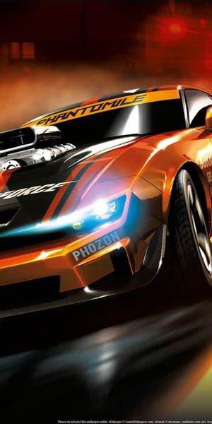 Dynamic Racing Car Wallpaper for Mobile - Ideal for Auto Game Fans