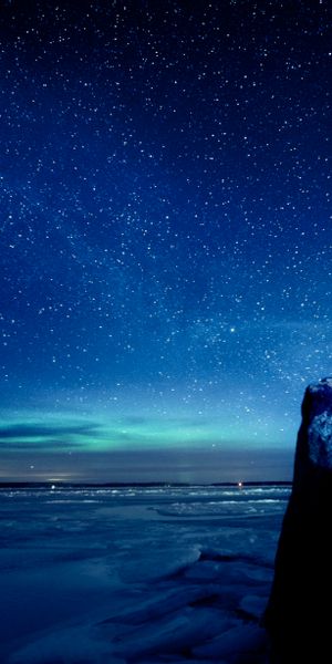 Breathtaking Night Sky with Stars Over Earth