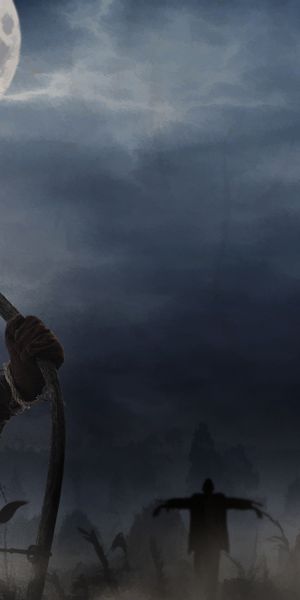 Phone wallpaper: Dark, Evil, Spooky, Grim Reaper, Scarecrow, Horror, Scary free download