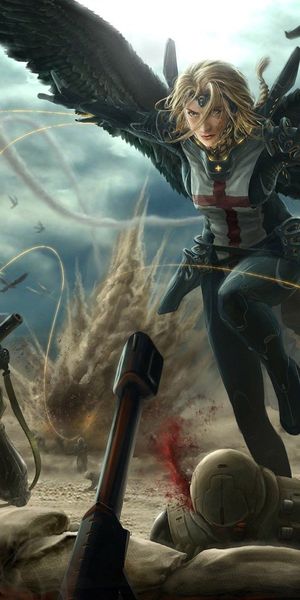 Phone wallpaper: Games, Angels free download