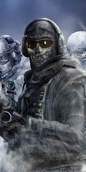Epic Mobile Wallpaper Featuring Modern Warfare 2 Characters in Ultra HD