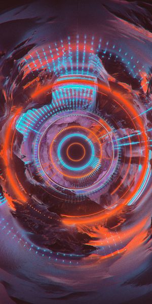 Phone wallpaper: Circles, Planet, Imagination, Art free download