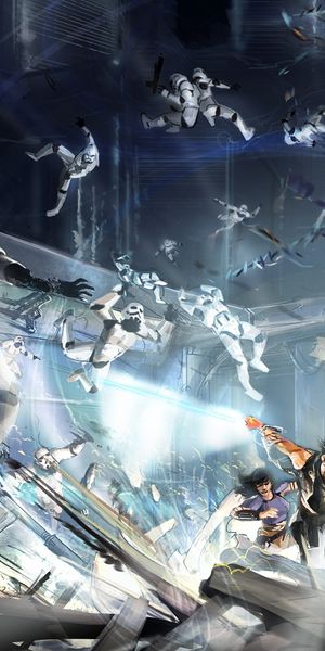Dynamic Star Wars Force Unleashed 4K Mobile Wallpaper for Gamers and Fans