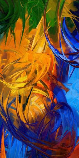 Vibrant Abstract Colorful Wallpaper for Mobile Devices