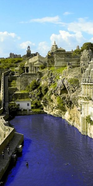 Phone wallpaper: Cities, Water, City, Mountain, Ruin, India, Man Made free download