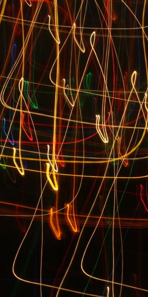Phone wallpaper: Motley, Multicolored, Lines, Abstract, Neon free download