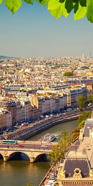 Phone wallpaper: Cities, Paris, City, France, Panorama, Cityscape, Man Made free download