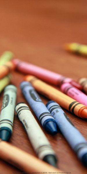 Phone wallpaper: Miscellaneous, Miscellanea, Table, Motley, Multicolored, Pencils free download