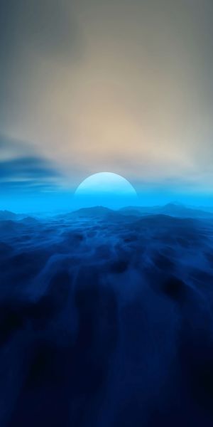 Breathtaking Mountain Horizon with Clouds