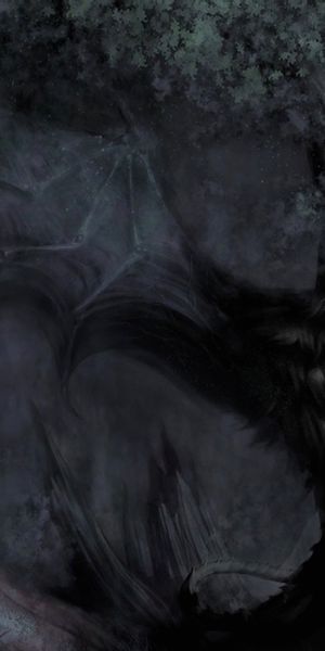 Dark Angel Demon with Wings and Horns Mobile Wallpaper