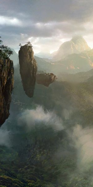 Phone wallpaper: Landscape, Fantasy, Mountain free download