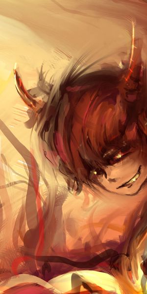 Colorful Devil Demon Phone Wallpaper: Eye-Catching Art for Your Screen