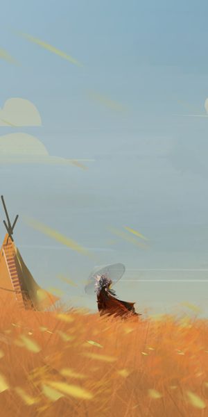 Phone wallpaper: Attire, Wigwams, Outfit, Traditions, Art, Girl free download